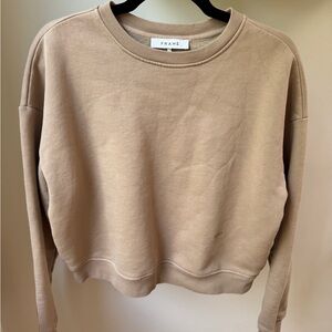 Frame Crewneck Fleece Sweater Size S